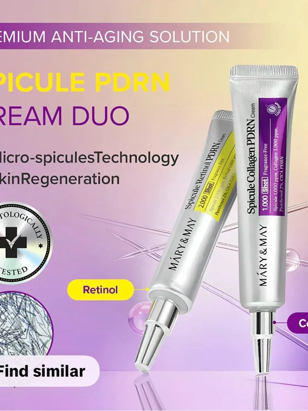 Women’s Color-Targeted Moisturizer - Purple & Yellow